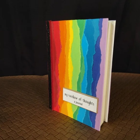 My Rainbow of Thoughts Unlined Journal Sketchbook - Picture 3 of 5